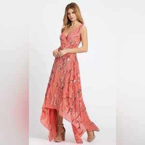 Mac Duggal Coral High Low Dress WORN ONCE